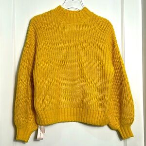 NWT Cinq A Sept Haillie Sweater Yellow XXS
